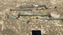 2 X ANTIQUE HORSE TO WAGON HITCHES, DOUBLE TREE