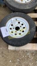 TRAILER TIRE 145R12 LOAD RATING C