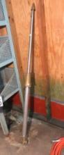 Inboard stainless prop shaft, overall length 58”, comes with brass shaft housing, and  prop nu an...