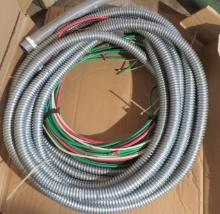 Flexible 1" conduit with wire