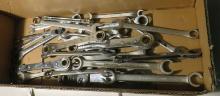 22 mixed quality end wrenches