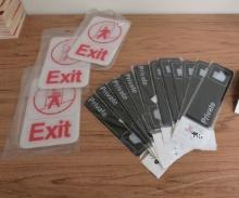 Private and Exit Signs (NEW)