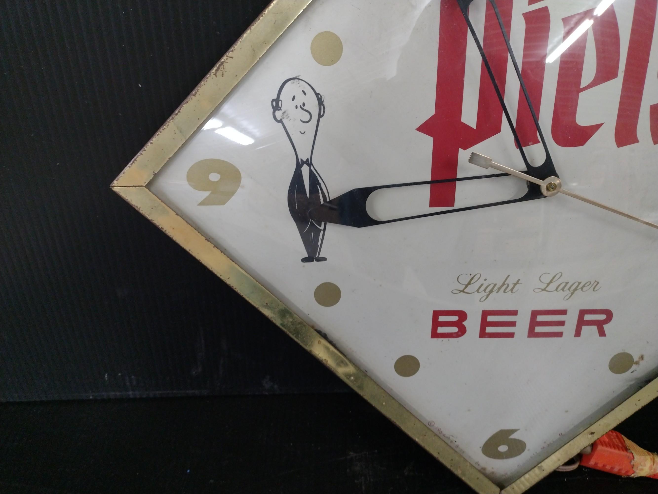 Piels Beer Advertising Clock
