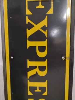 Vintage 6 Foot SSP Railway Express Agency Sign