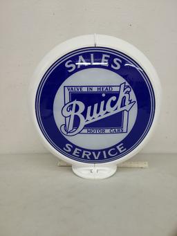 Buick Sales Service Gas Pump Globe