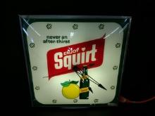 PAM Squirt Soda Lighted Advertising Clock