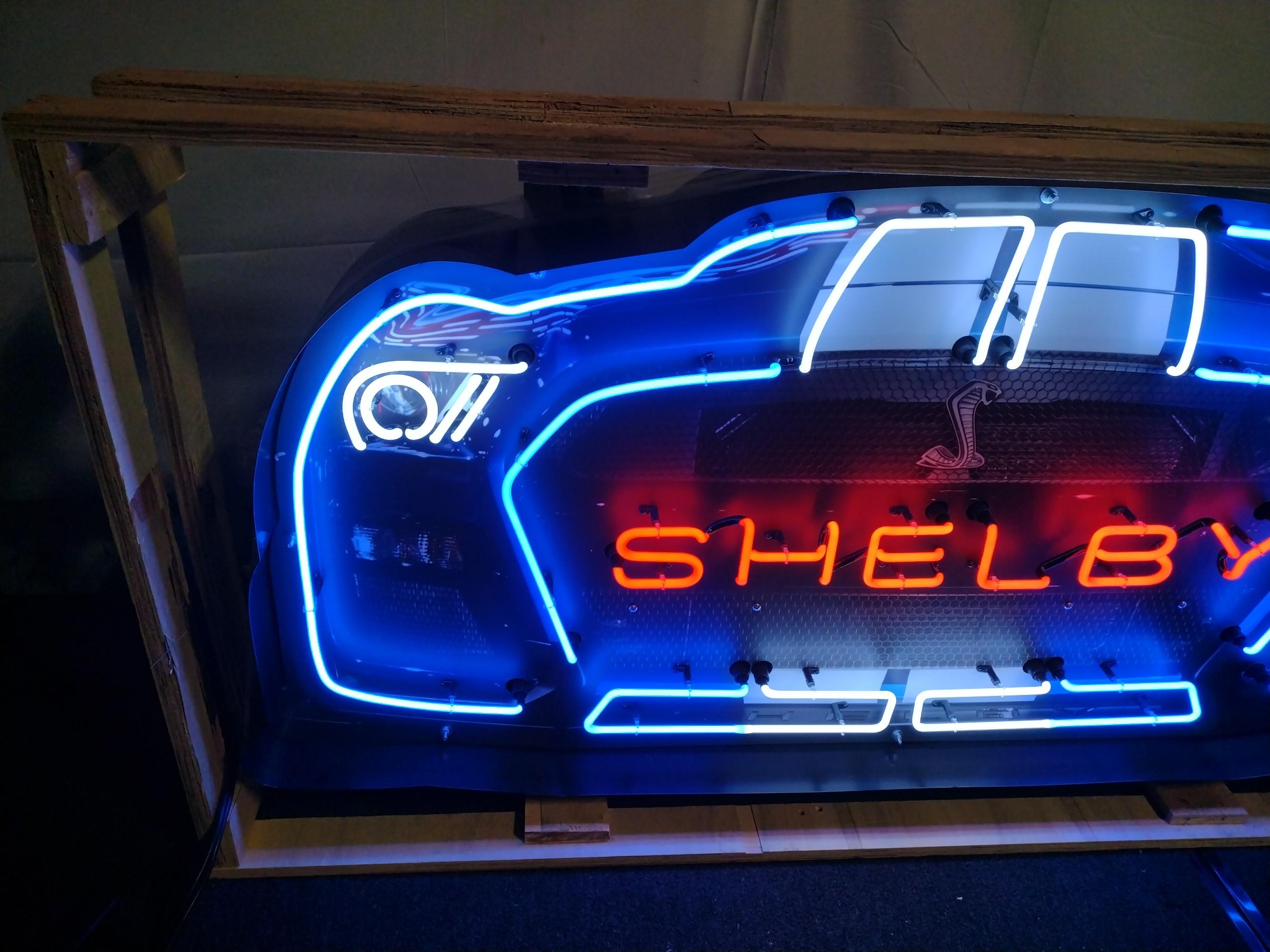 Neon Shelby Advertising Light.