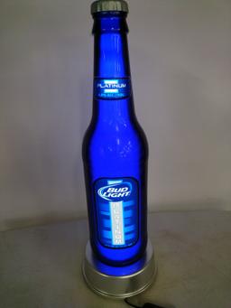 Bud Light Platinum Advertising Table Light