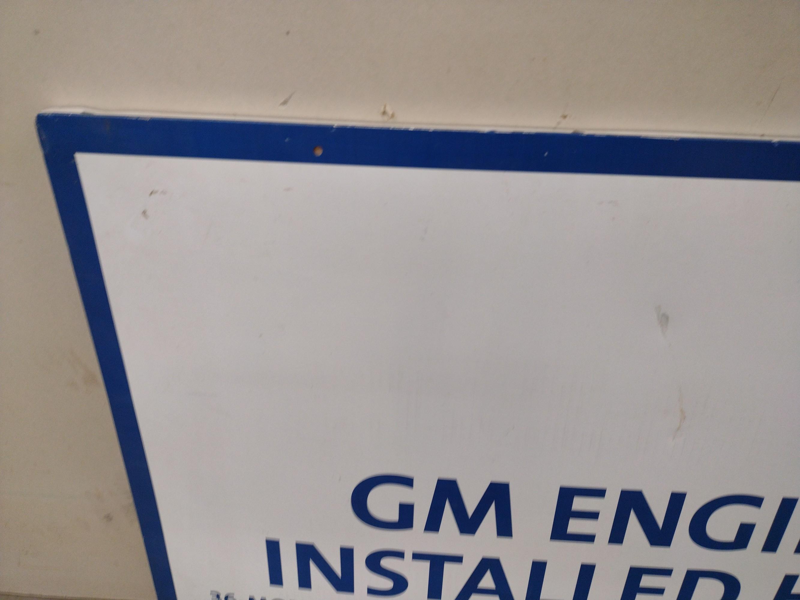 SSM GM Crate Motor Advertising Sign.