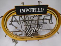 Imported Amstel Neon Advertising Sign