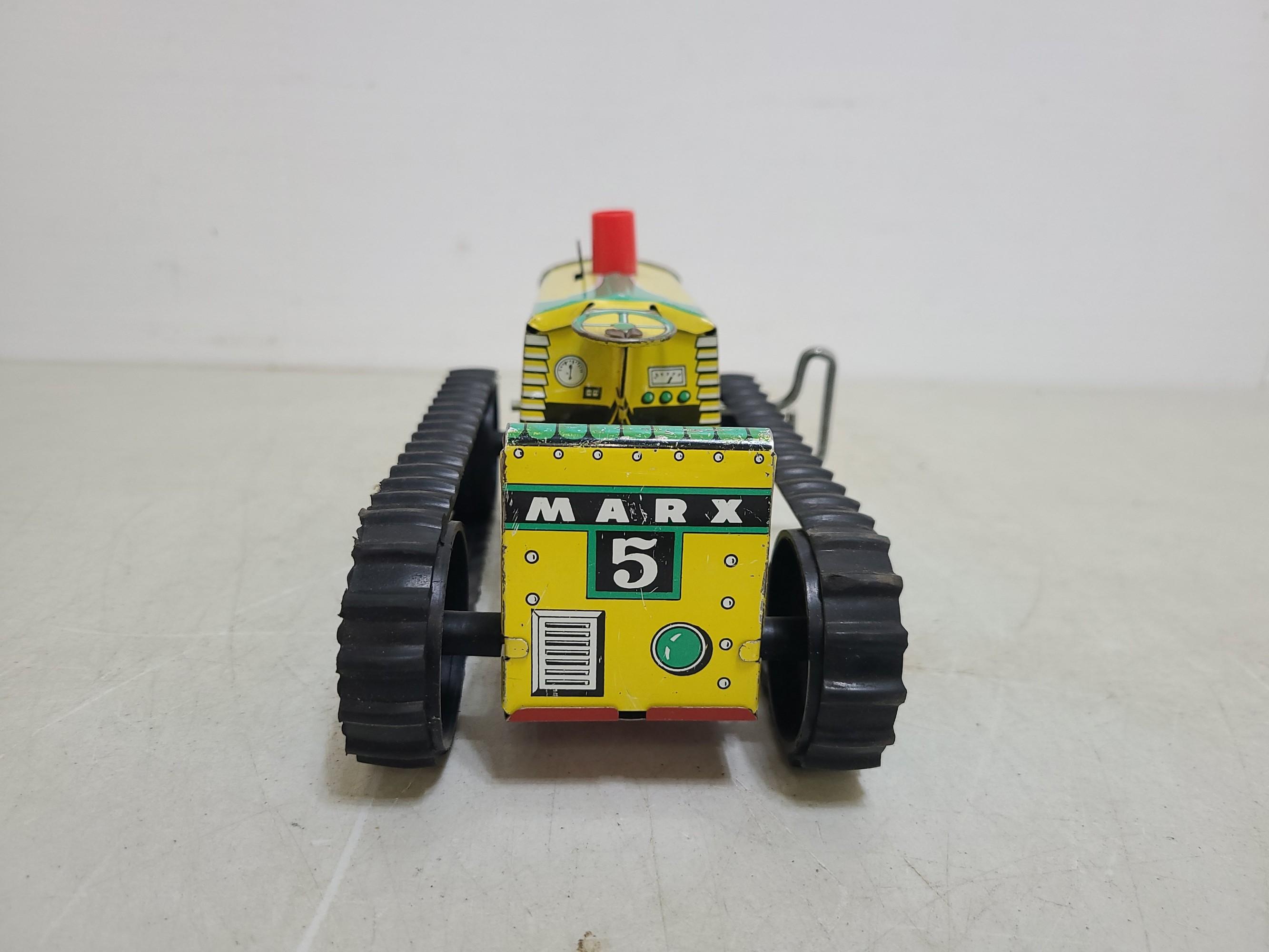 2 Marx Wind Up Tin Toy Tractors