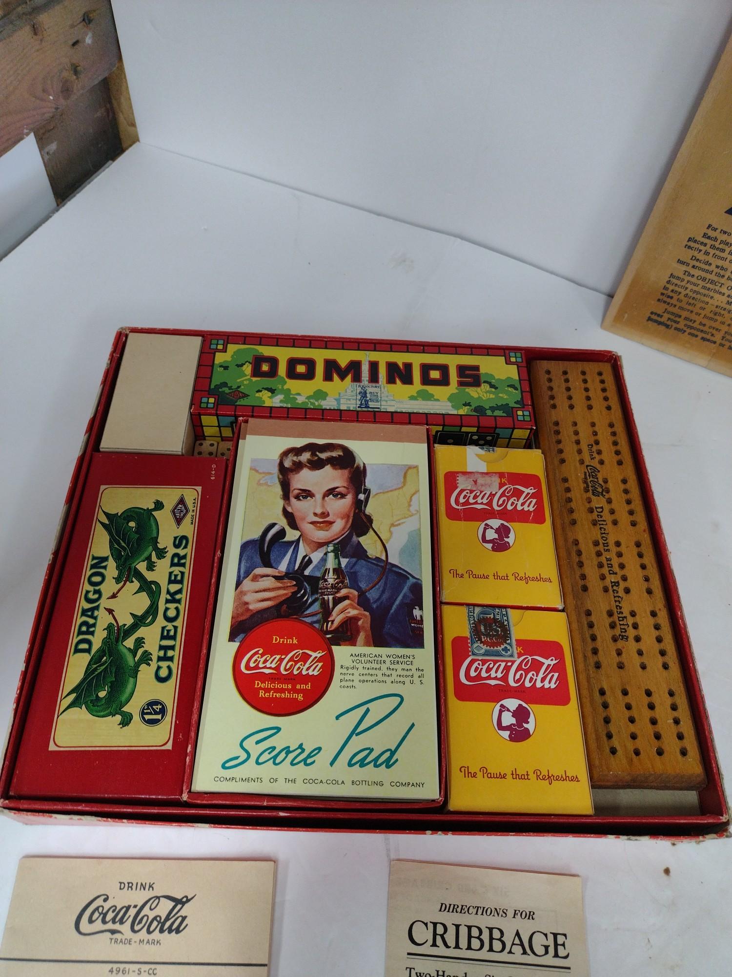 Vintage Coca-Cola Game Collection