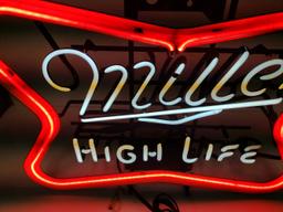Miller High Life Neon Advertising Sign