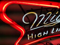 Miller High Life Neon Advertising Sign