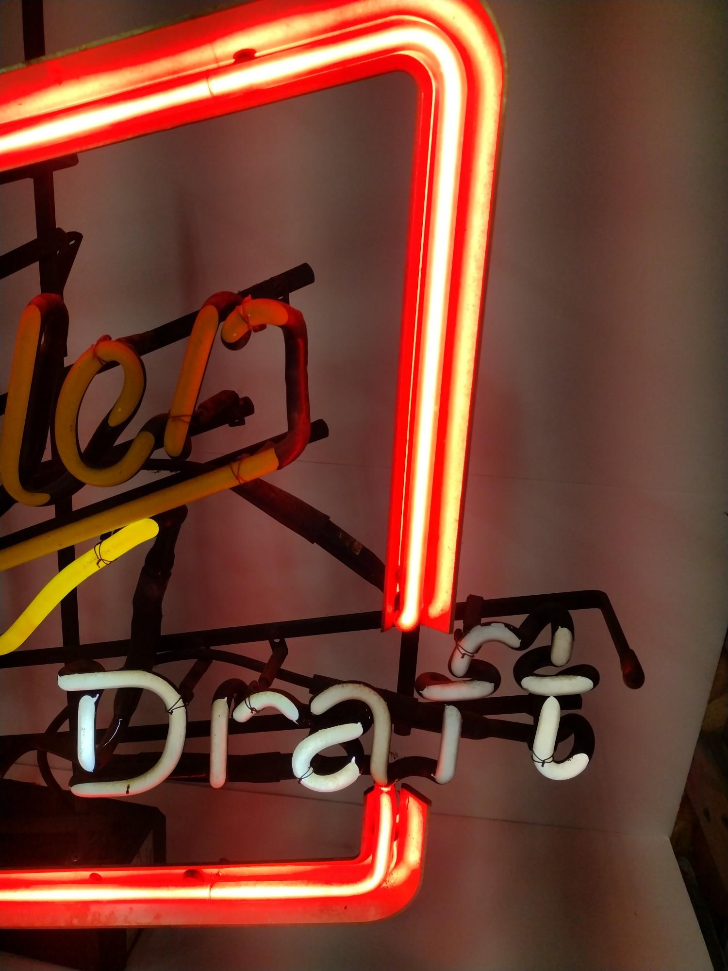 Miller Genuine Draft Neon Advertising Sign