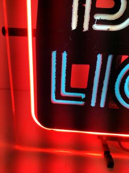 Bud Light Neon Advertising Sign