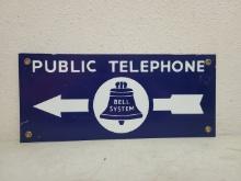 SSP Bell Systems Public Telephone Sign
