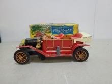 Model T Battery Op Tin Toy Car With Box