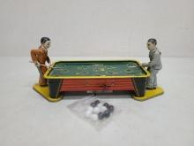 1930s Ranger Steel Products Wind Up Billiards Tin Toy