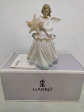 Lladro Angel of The Stars Porcelain Statue