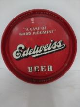 Edelweiss Beer Advertising Tin Tray