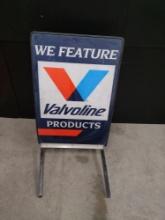 Valvoline Double-Sided Advertising Sign