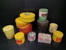 Assorted Tin Canisters
