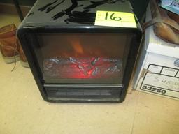 110V SPACE HEATER/FAUX FIREPLACE