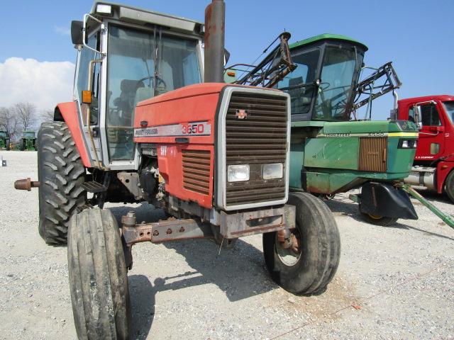 1827 3650 MASSEY FERGUSON C/A 2WD 18.4R38 5873HRS SALVAGE DOES NOT MOVE 5873 S/N:B510-2P090014