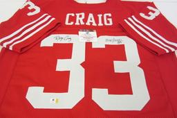Roger Craig San Francisco 49ers signed autographed jersey Global Coa