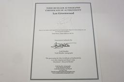 Lee Greenwood signed autographed Cut Signature Certified Coa