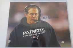 Bill Belichick New England Patriots Signed Autographed 11x14 Photo Certified CoA