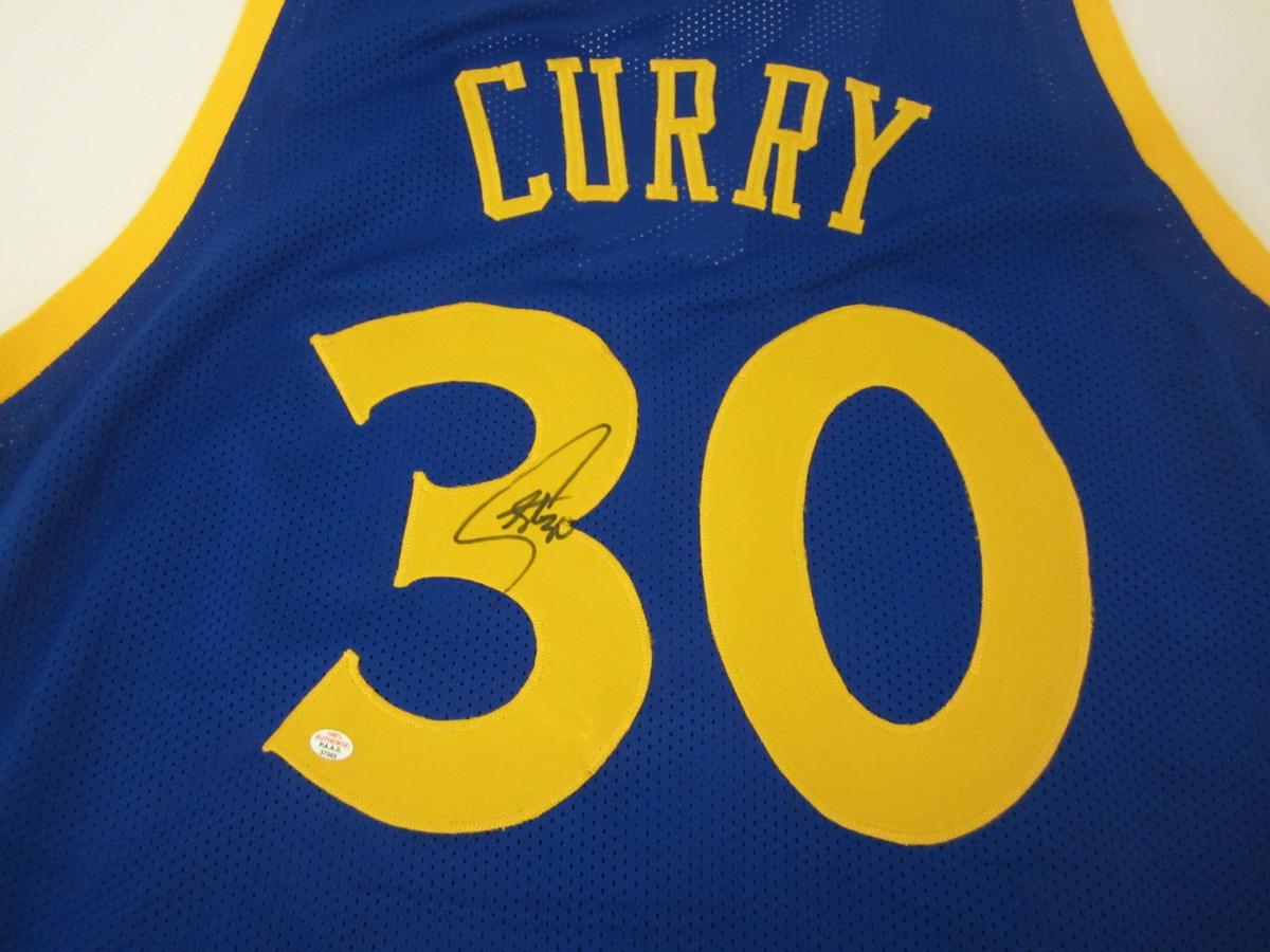 Stephen Curry GS Warriors Signed Autographed Basketball Jersey Certified CoA