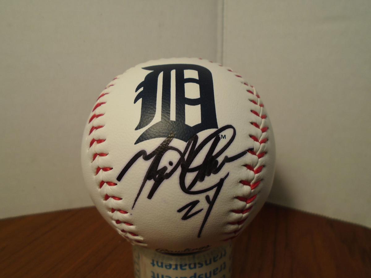Miguel Cabrera signed Detroit Tigers Logo Baseball
