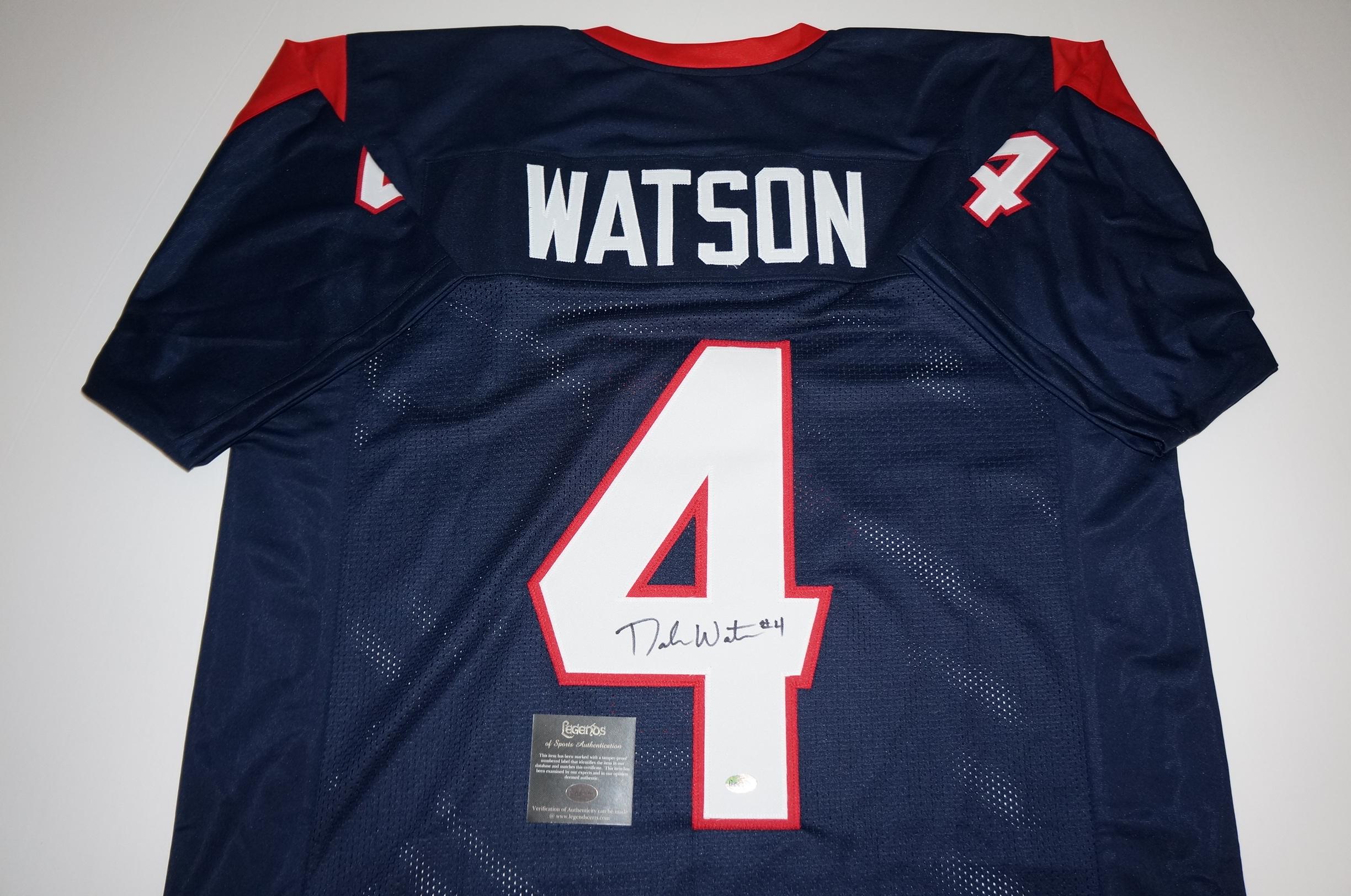 Deshawn Watson signed Houston Texans Jersey