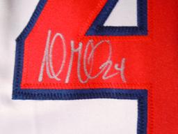 Andrew Miller Cleveland Indians signed Baseball jersey.