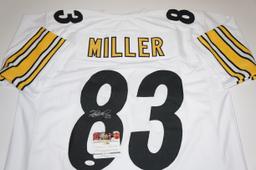 Heath Miller Pittsburgh Steelers signed Football Jersey.