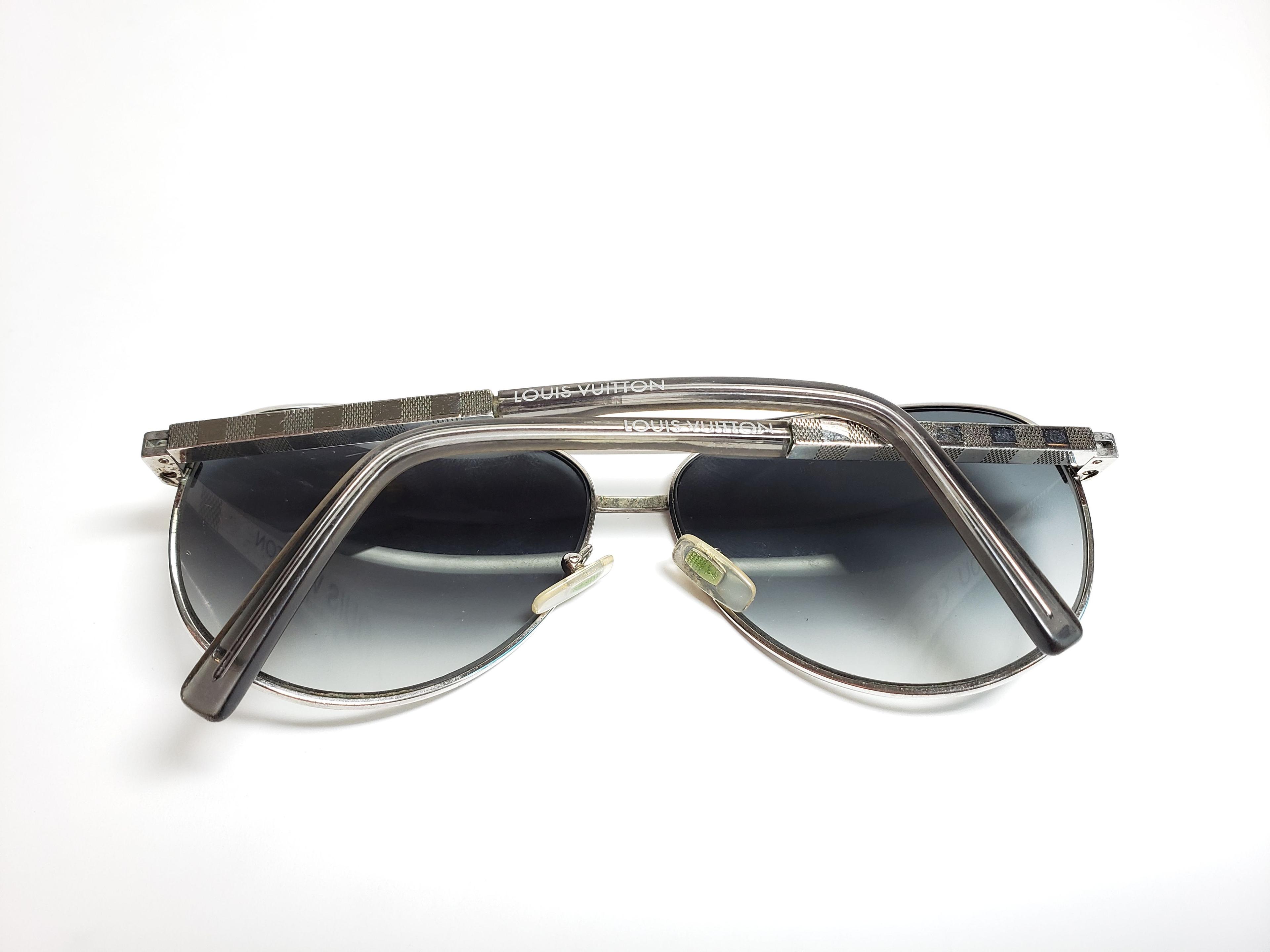 Mens Louis Vuitton ATTITUDE PILOTE SUNGLASSES Z0340U Made in Italy Sunglasses