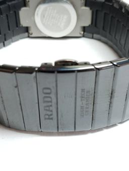 Genuine Mens Rado Diastar High Tech Ceramic Quartz Watch