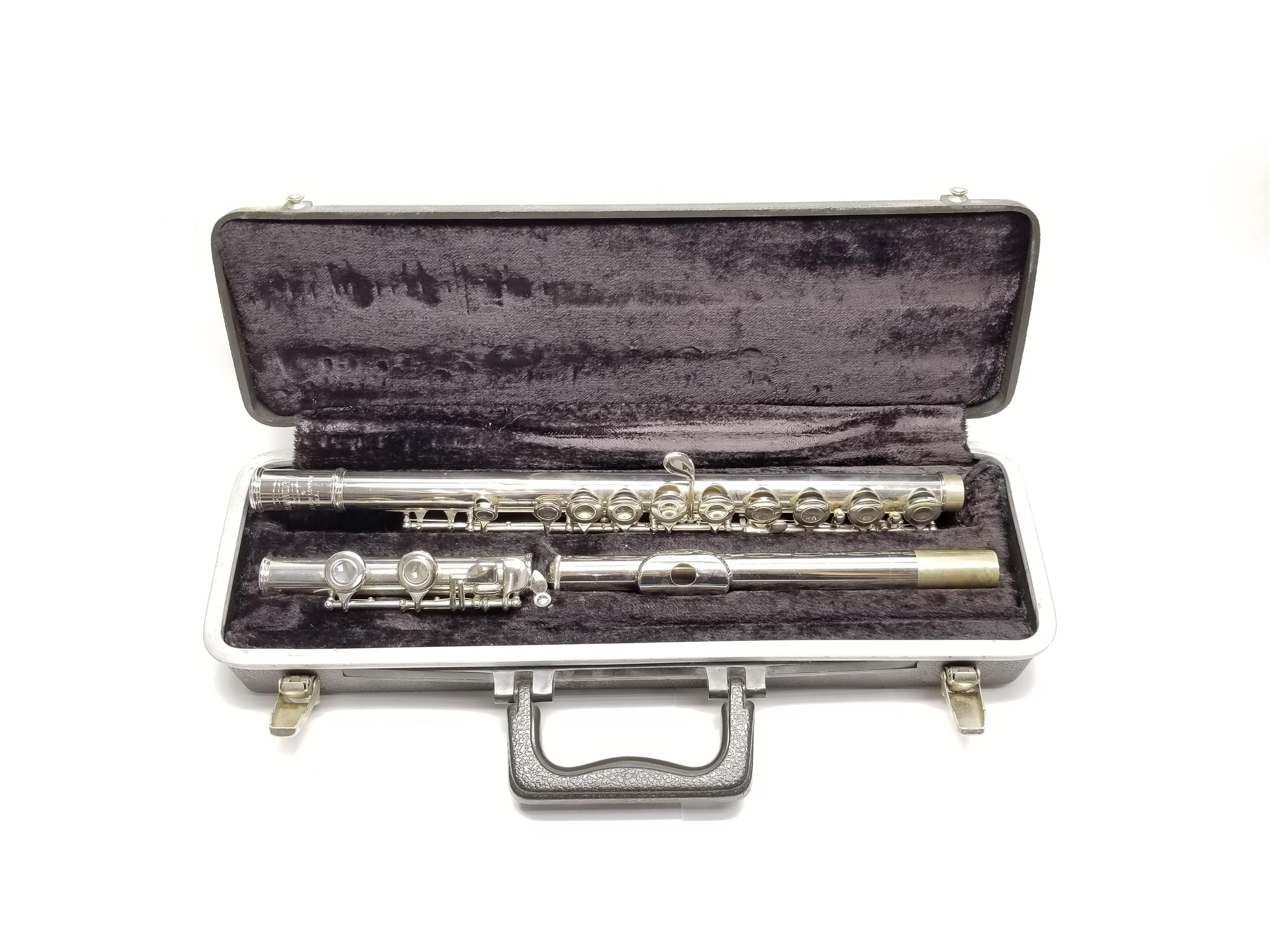 Bundy Selmer Silver Flute in Case