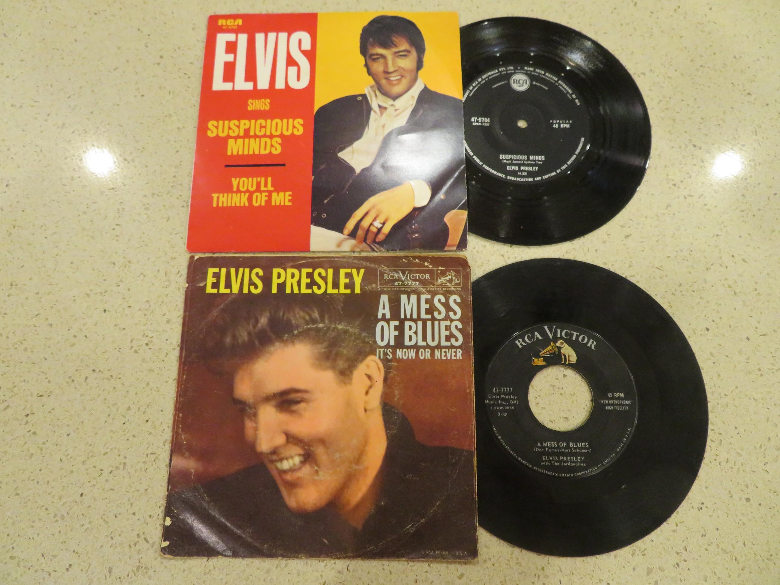 Elvis Presley - 7 Vintage Collectible Music - Elvis in Concert, Welcome to my world