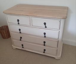 5 Drawer Wooden Dresser - 42 in Long
