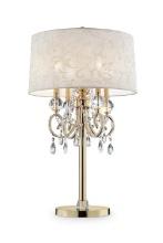 ORE International Metal Table Lamp "Aurora" With Brass Gold Finish K-5155T