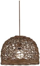 Pacific Coast Lighting Rattan And Metal Pendant With Brown Finish 36X16