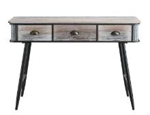 4D Concepts Alta Collection Desk/Entry Table With 3 Drawers 191014