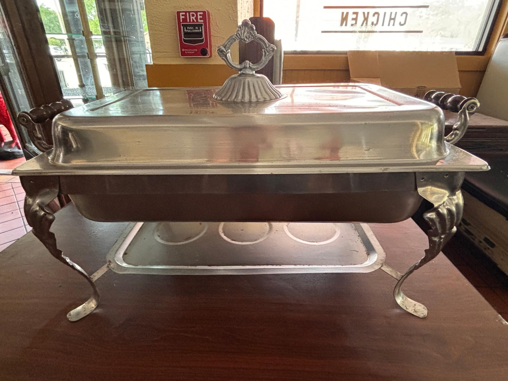(4) Antique Style Full Size Pan Chafing Dish