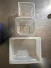 (20) Various Sized Cambro Plastic Food Containers