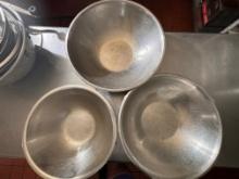(6) Large SS Mixing Bowls