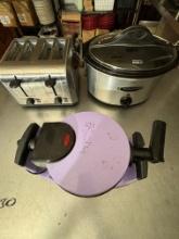 Counter Top Appliances - Toaster, Slow Cooker, Waffle Maker