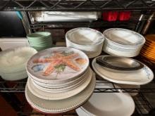 (86) Pcs of Assorted Plates and Serving Platters
